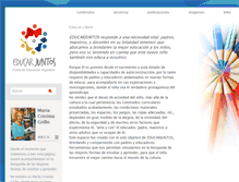 Tablet Screenshot of educarjuntos.com.ar
